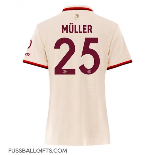 Bayern Munich Thomas Muller #25 Fußballbekleidung 3rd trikot Damen 2024-25 Kurzarm